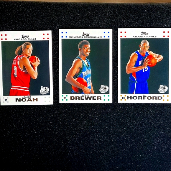🤾🏾👑 Kevin Durant/Al Horford 2007 Topps Complete Rookie Set - Picture 13 of 16